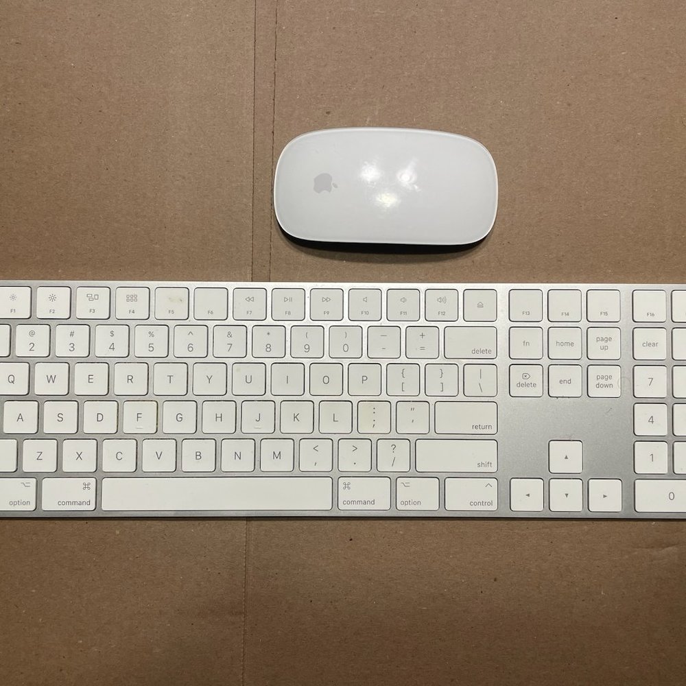 Apple Magic Mouse and Magic Keyboard w/ Numeric Keypad